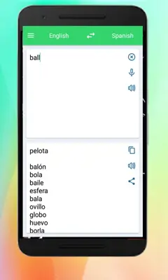 English To Spanish Translator android App screenshot 0