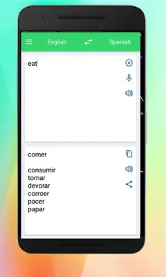 English To Spanish Translator android App screenshot 1